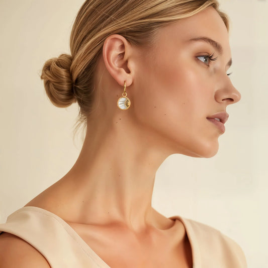 Shell Moon Magic Earrings